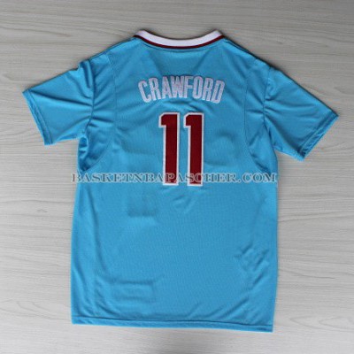 Maillot Manche Courte Los Angeles Clippers Crawford Bleu